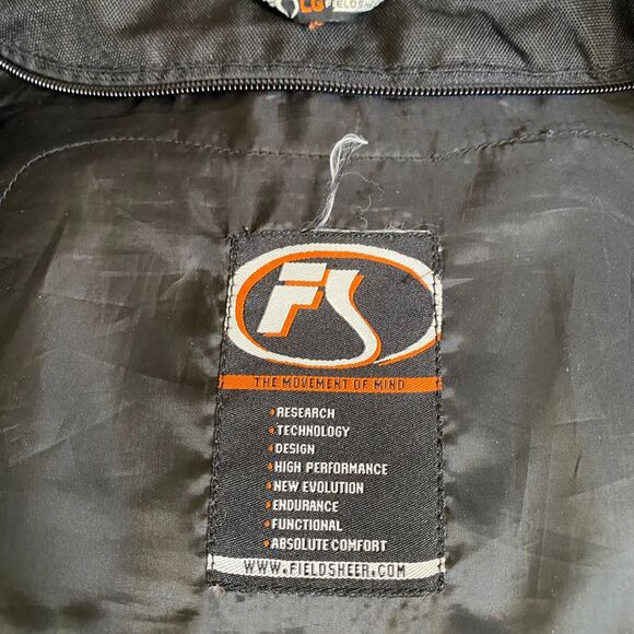 Fieldsheer Motorcycle Jacket Men's M Black Carbolex Armored Phoslite RainGuard - Picture 10 of 12